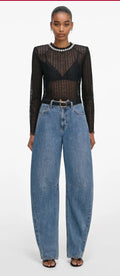 Organza Lace Top