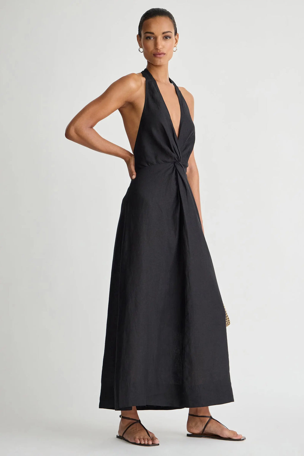 Salome Halter Maxi Dress