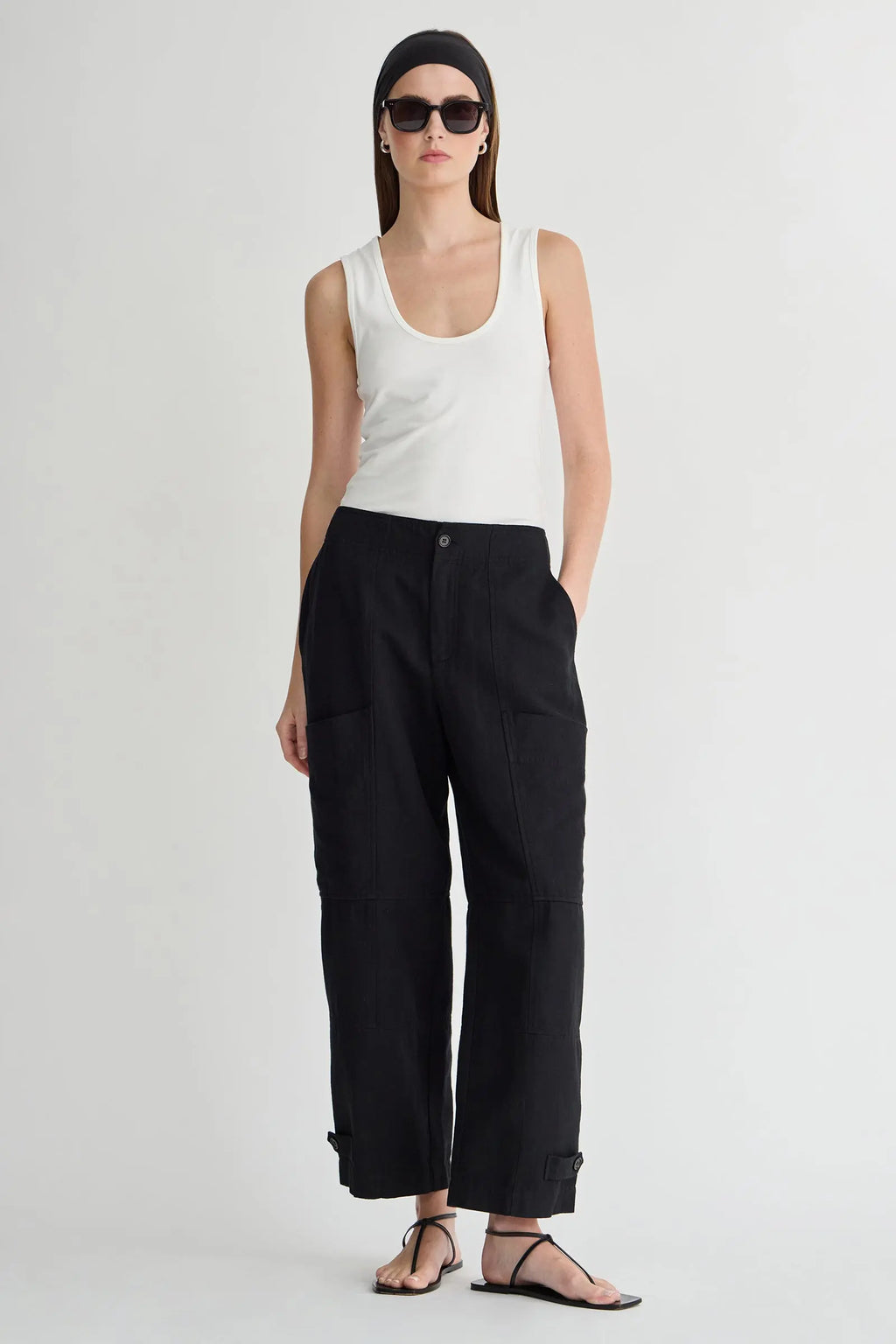 JUNA MID RISE RELAXED CARGO PANT