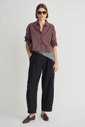 CROPPED ISOLDE BUTTON DOWN