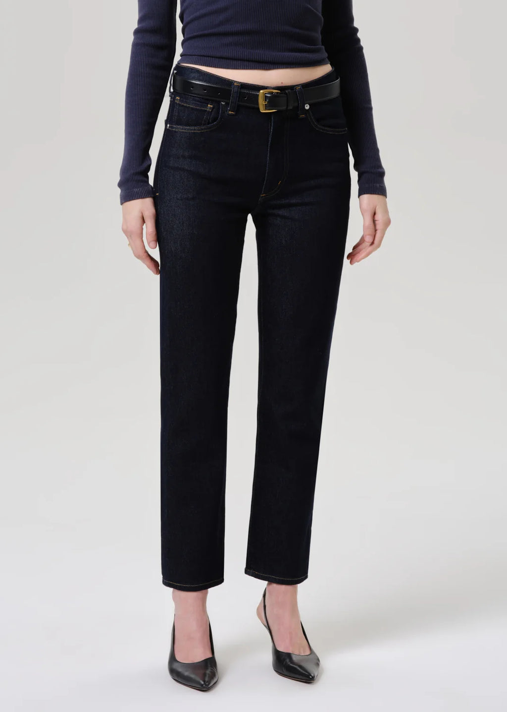 Caia High Rise Straight Jean