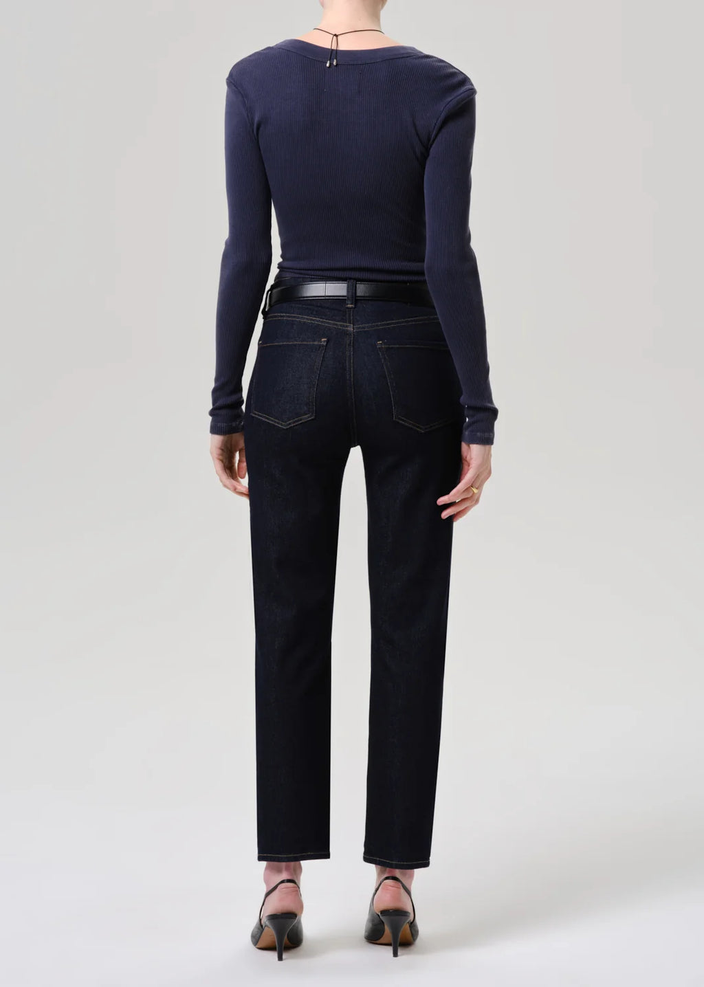 Caia High Rise Straight Jean