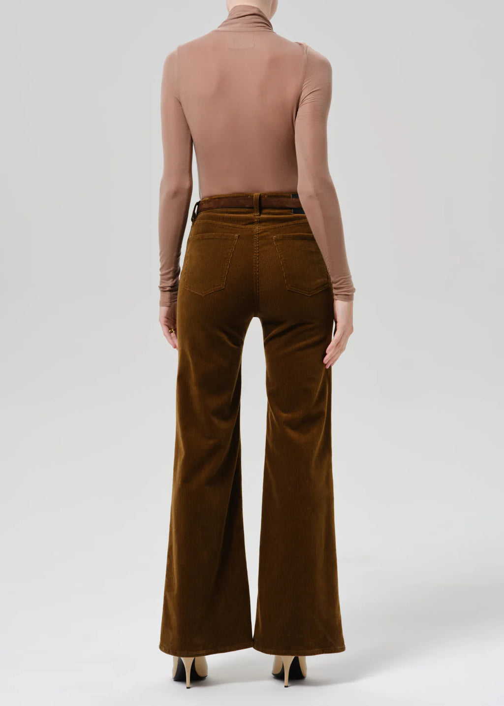 Kimberly 70's Flare Corduroy in Manuka