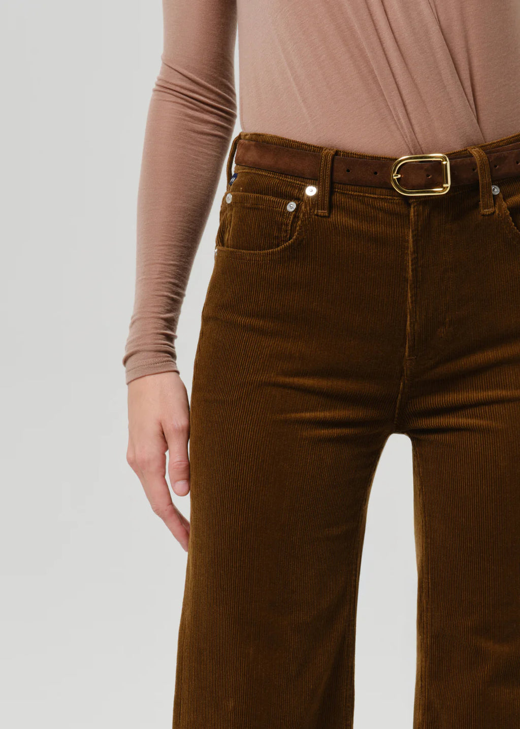 Kimberly 70's Flare Corduroy in Manuka