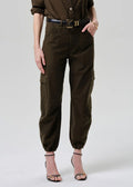 Ciela Bubble Hem Utility in Moss