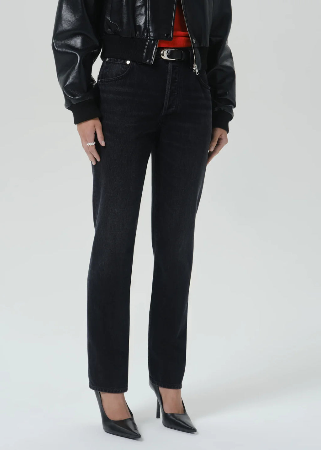 90’s French High Rise Straight in Andreas
