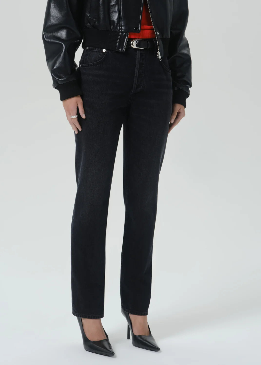 90’s French High Rise Straight in Andreas