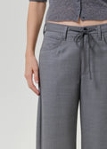Brynn Drawstring Trouser in Gris
