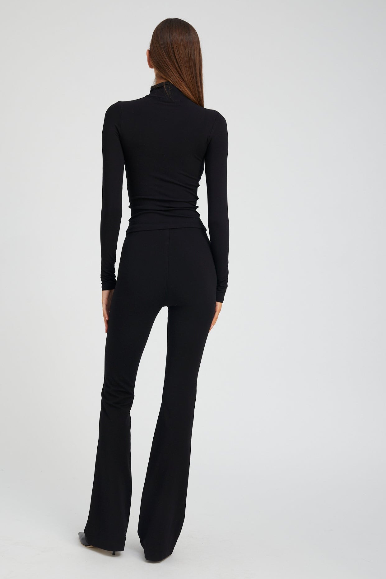 Black City Micro Flare Pant