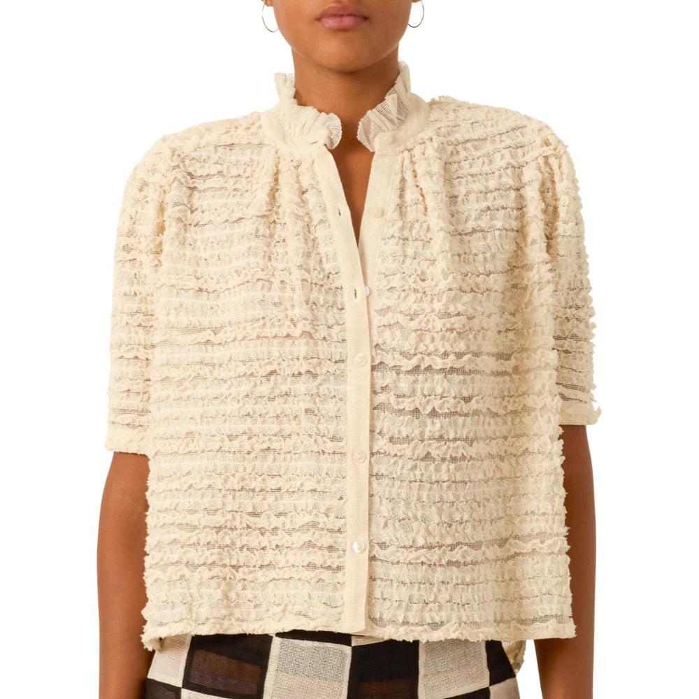 Winn Pearl Jester Shirt - off white