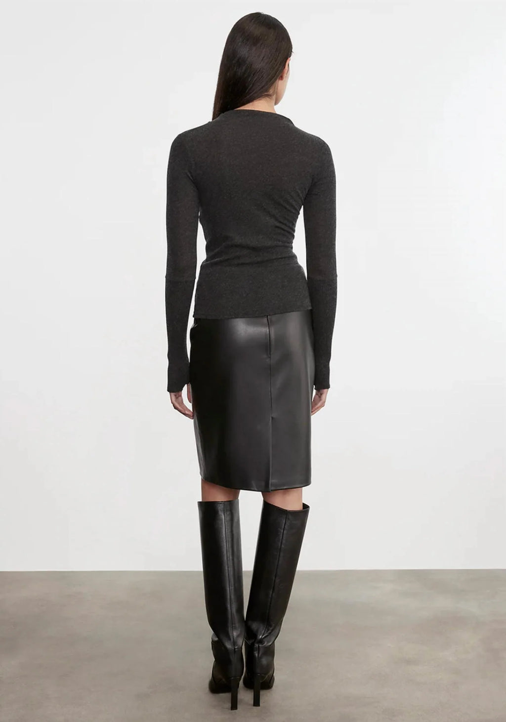 Cashmere Jersey Twist Top
