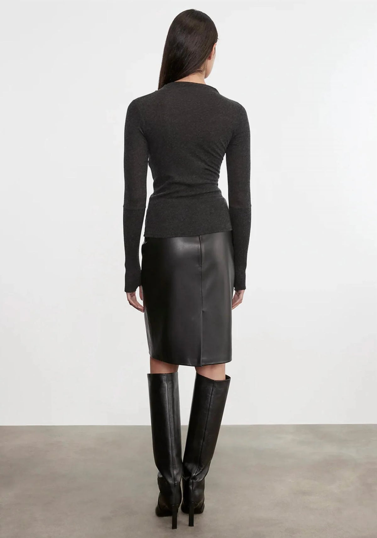 Cashmere Jersey Twist Top