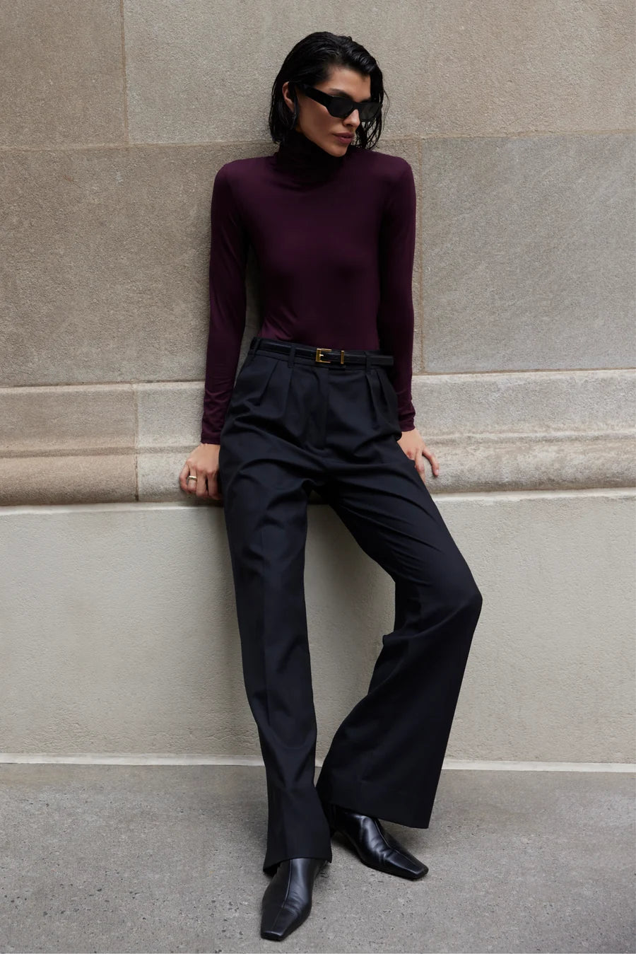 The turtleneck Bordeaux