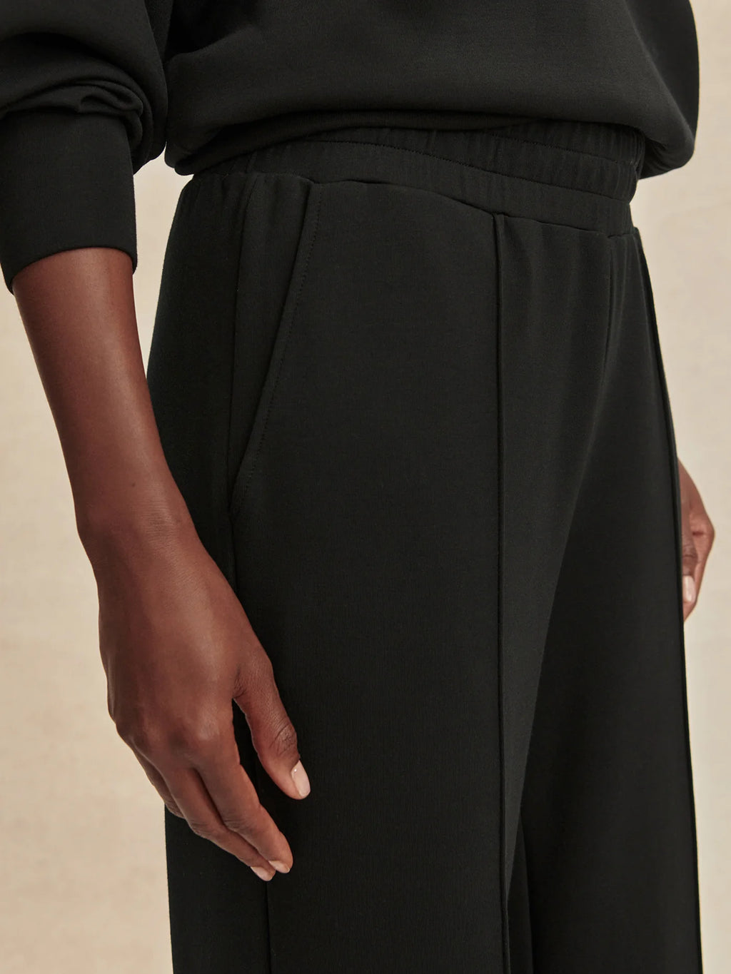 The Wide Leg Pant 30 - black