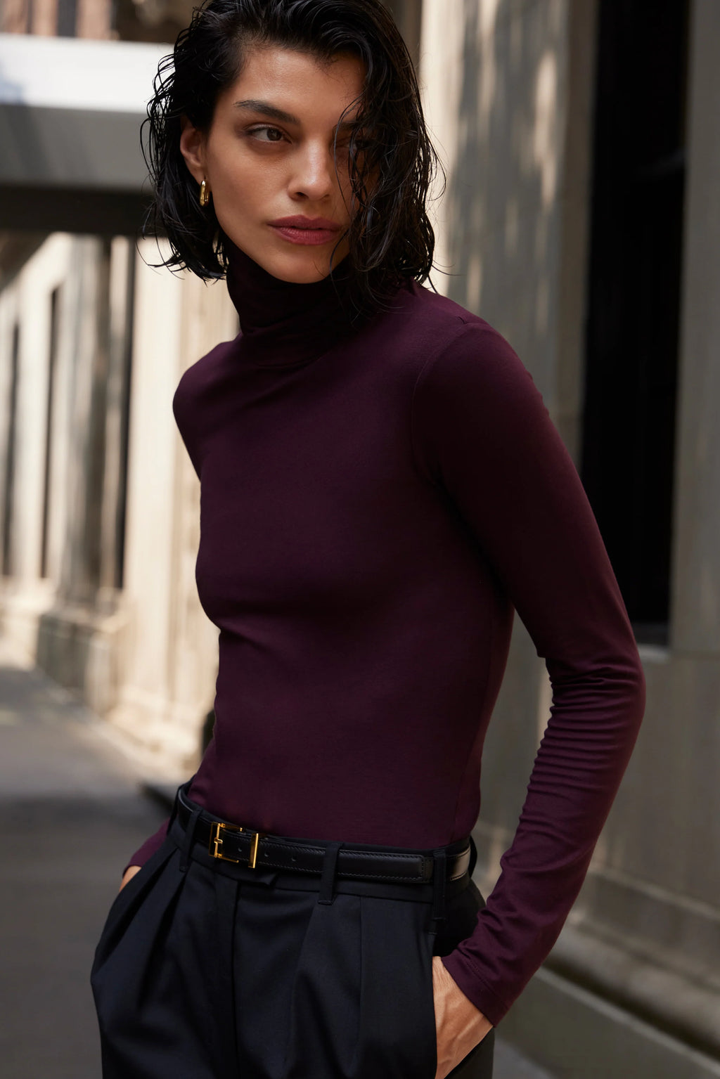 The turtleneck Bordeaux