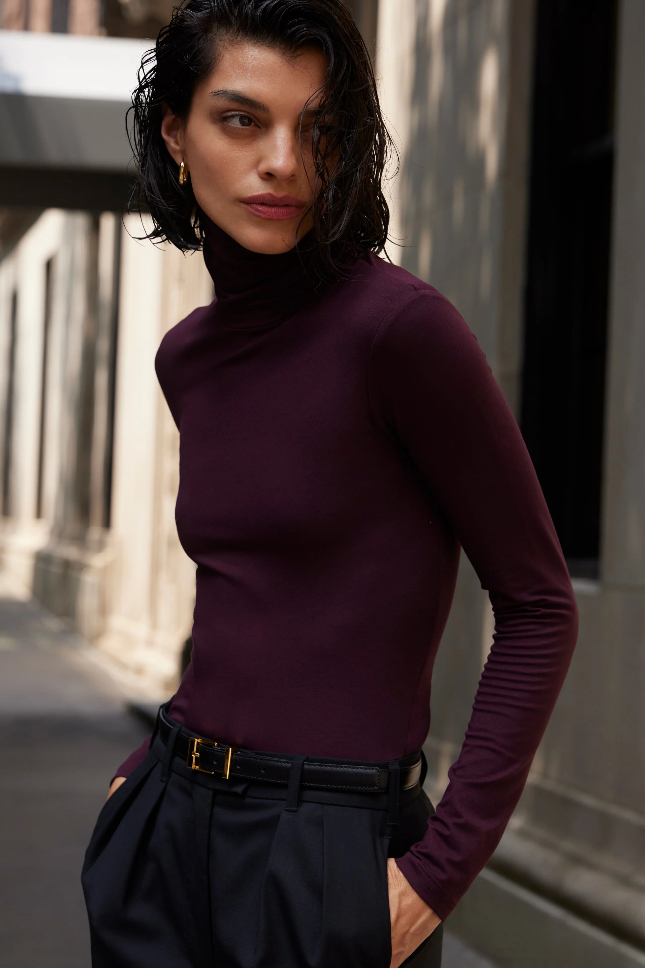 The turtleneck Bordeaux