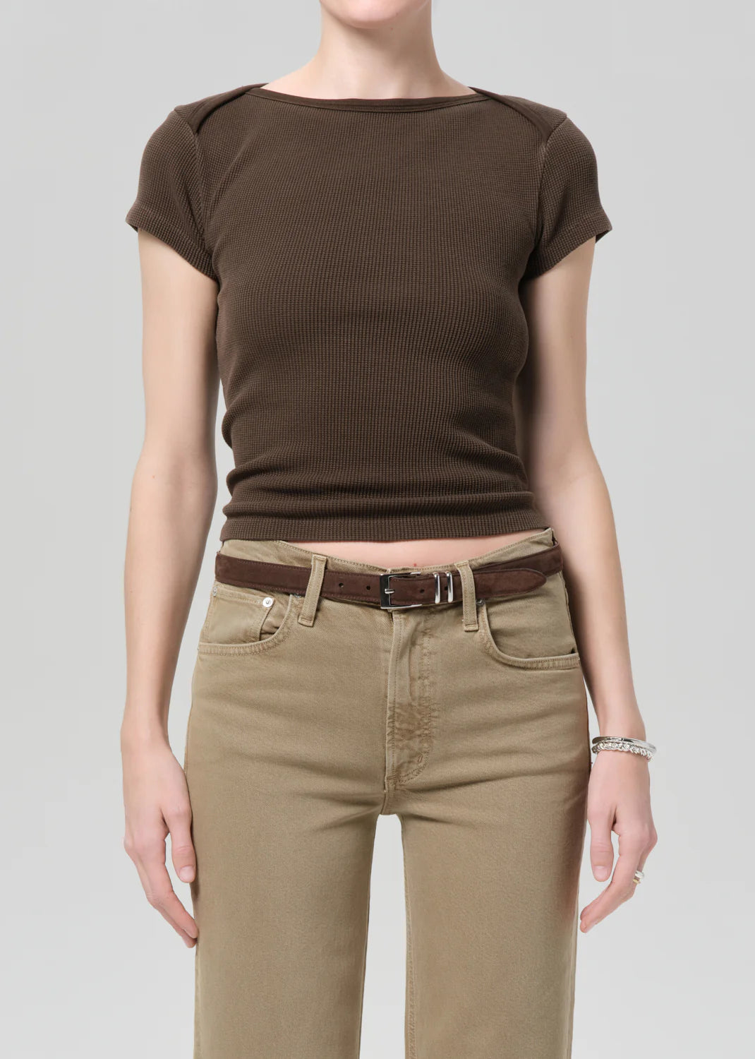 Baby Waffle Tee -umbr