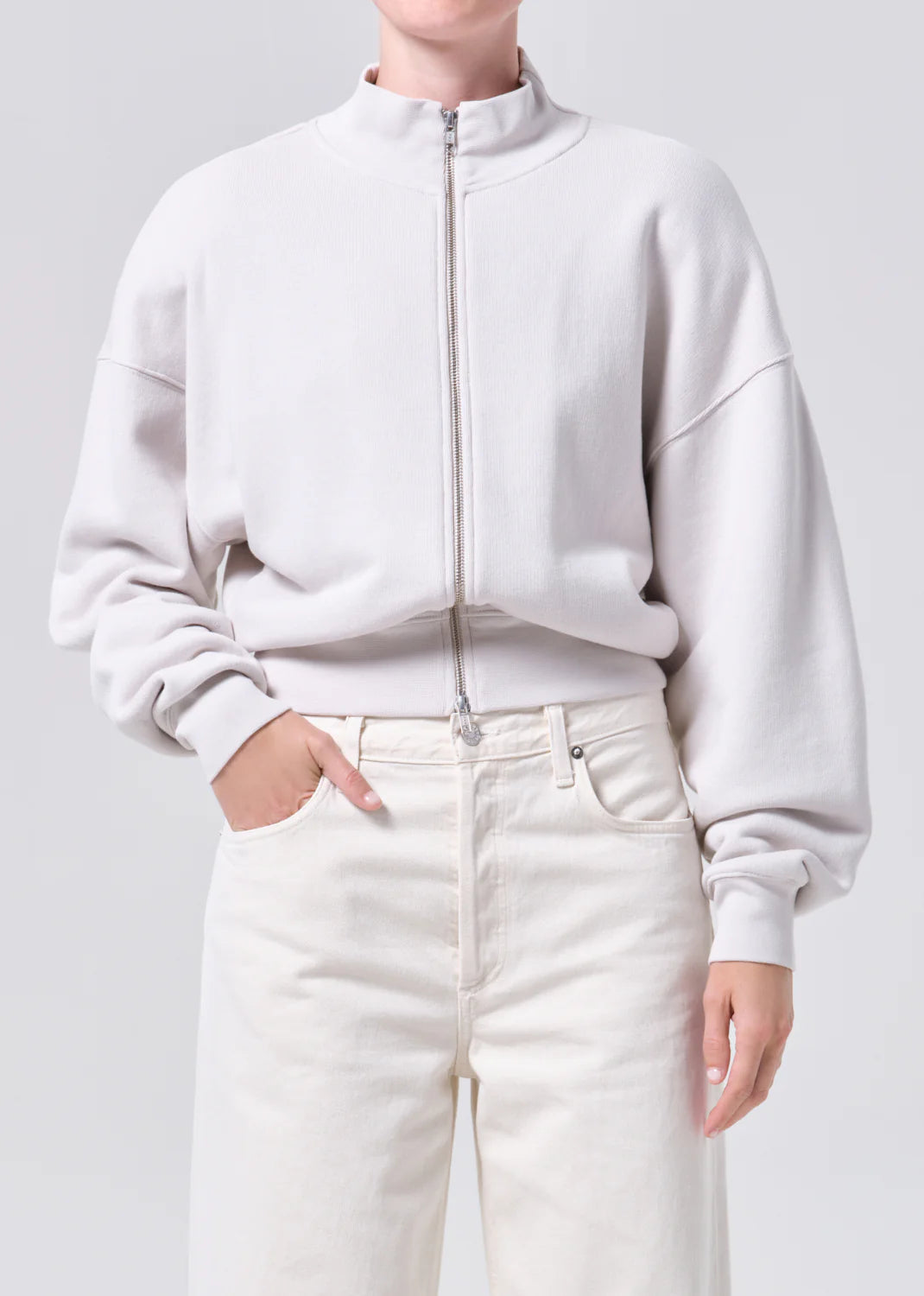 Jensen Zip Up - bone