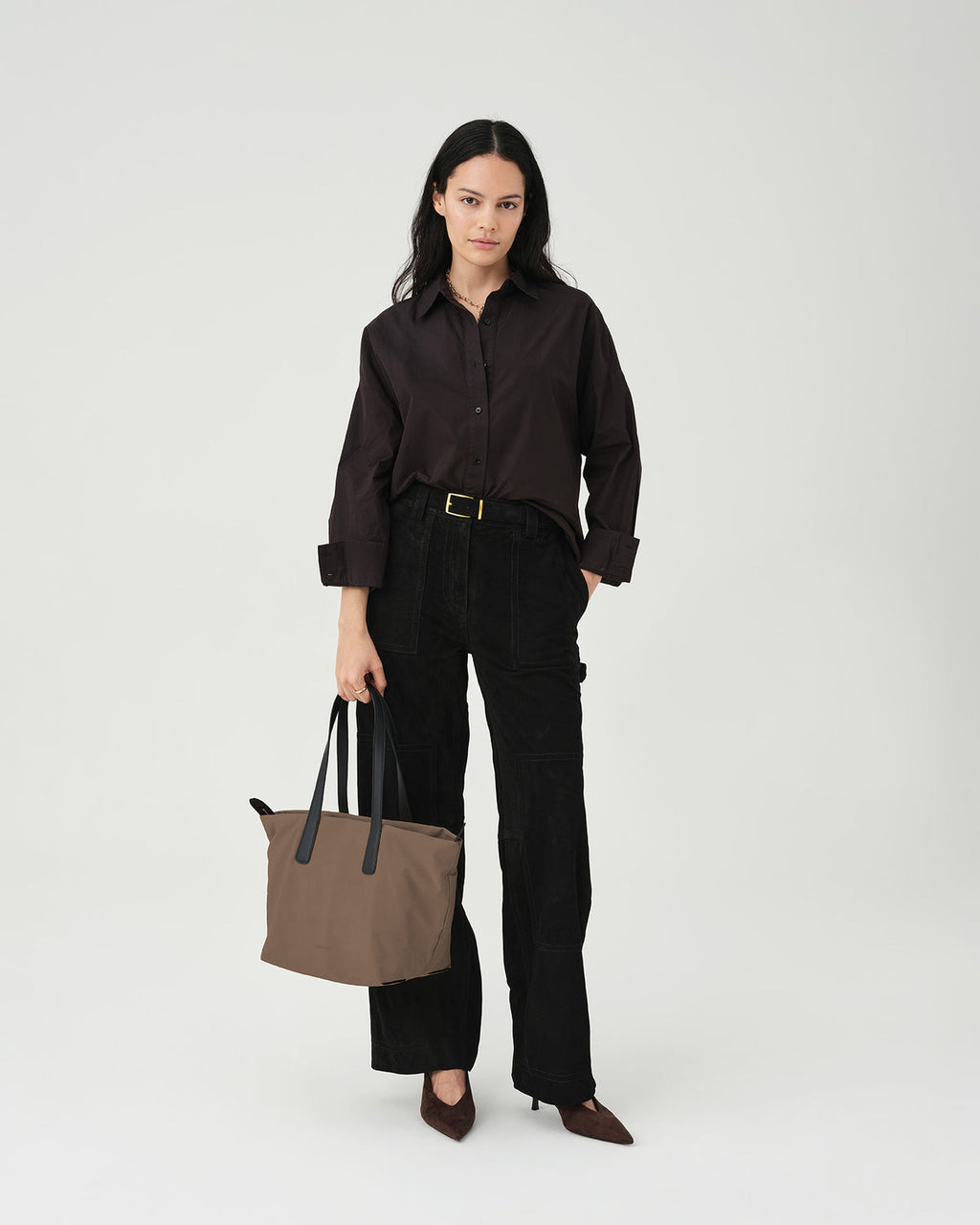 Essence City Tote in mink