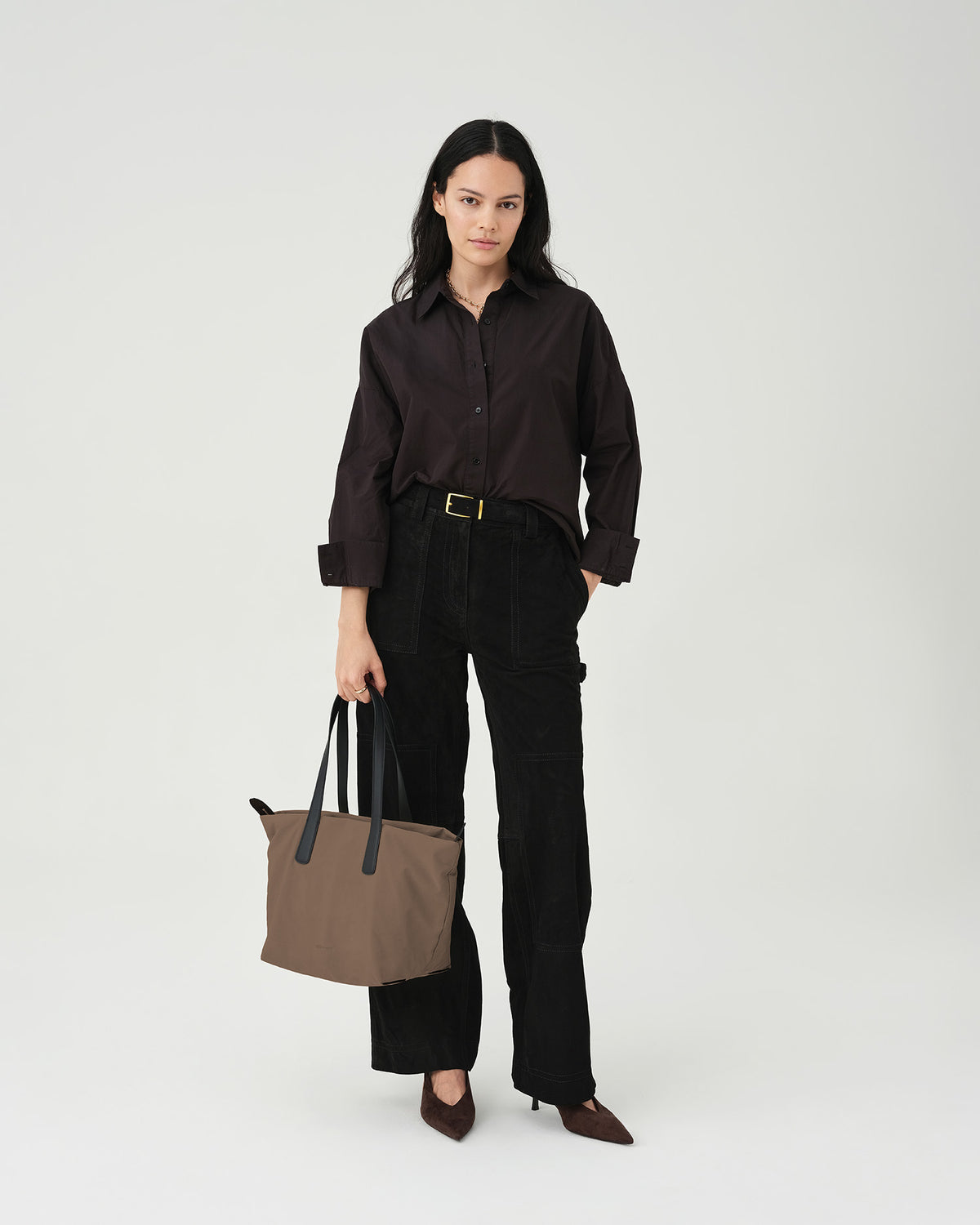 Essence City Tote in mink