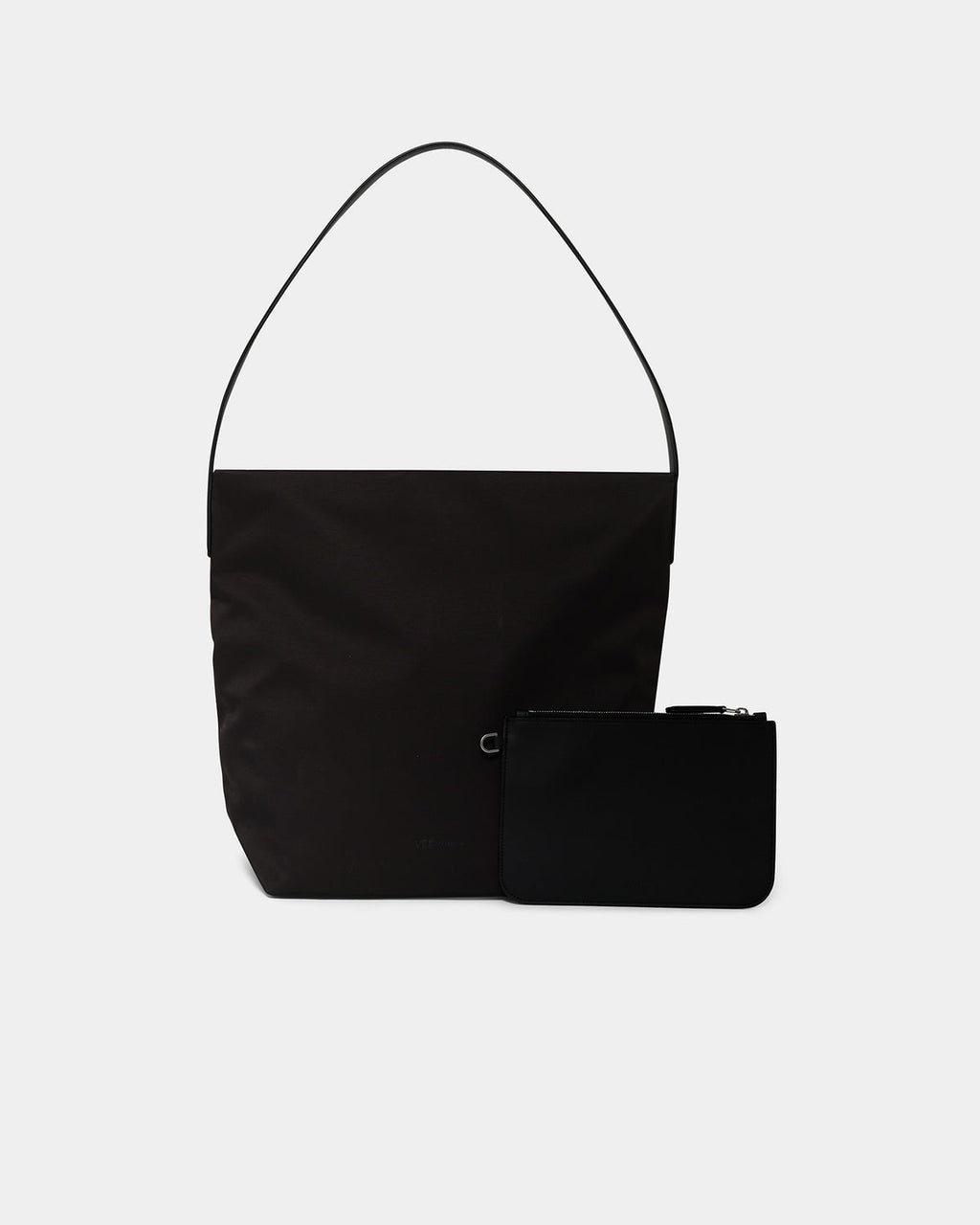 Essence vertical tote in black