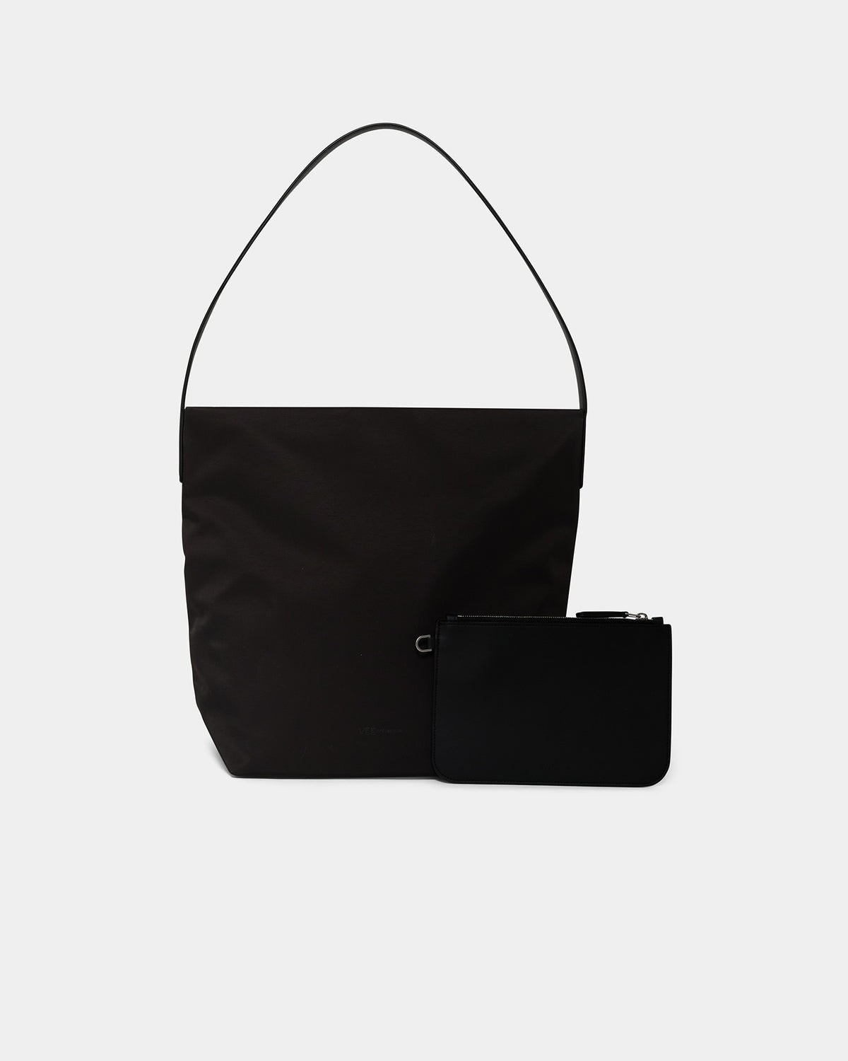 Essence vertical tote in black