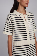 Romy shirt Cardi - blue stripe