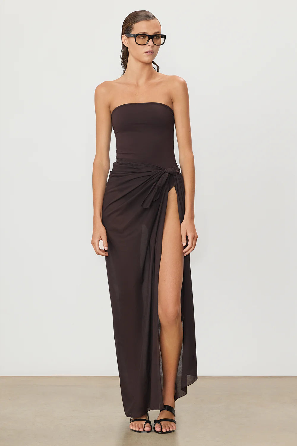 Esme Maxi Sarong - Brown