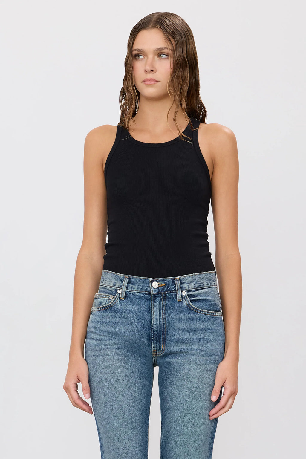 High Neck Fitted Tank