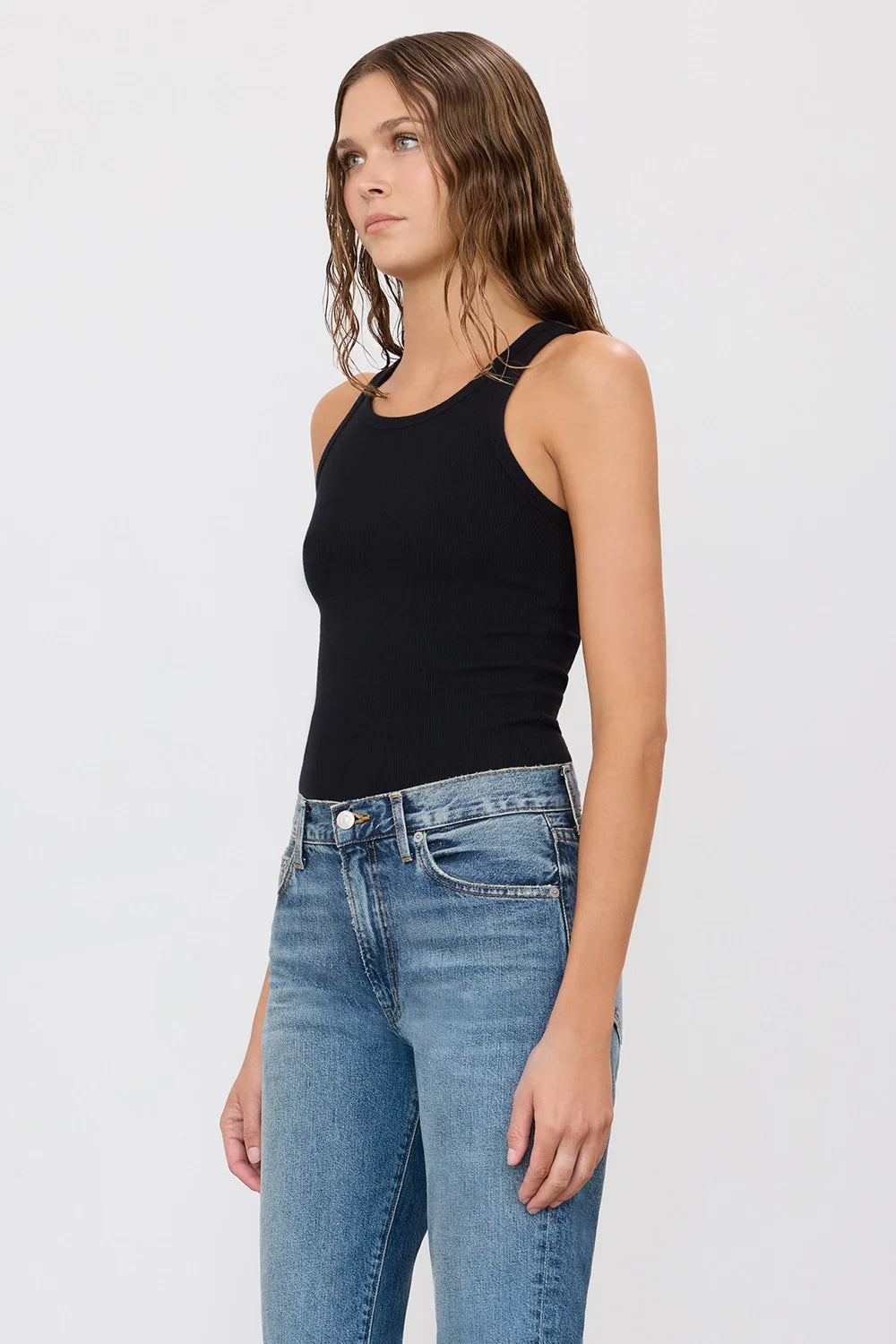 High Neck Fitted Tank
