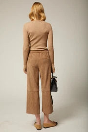 Suede Culotte - Taupe