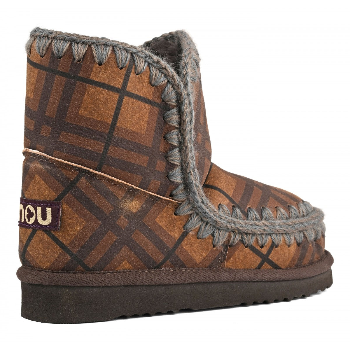 Eskimo 18 in Tartan Checks Brown