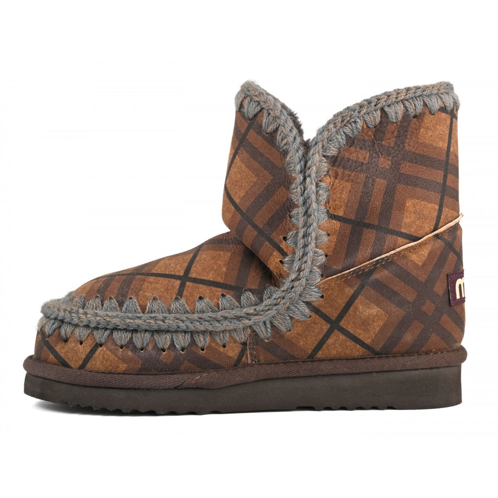 Eskimo 18 in Tartan Checks Brown