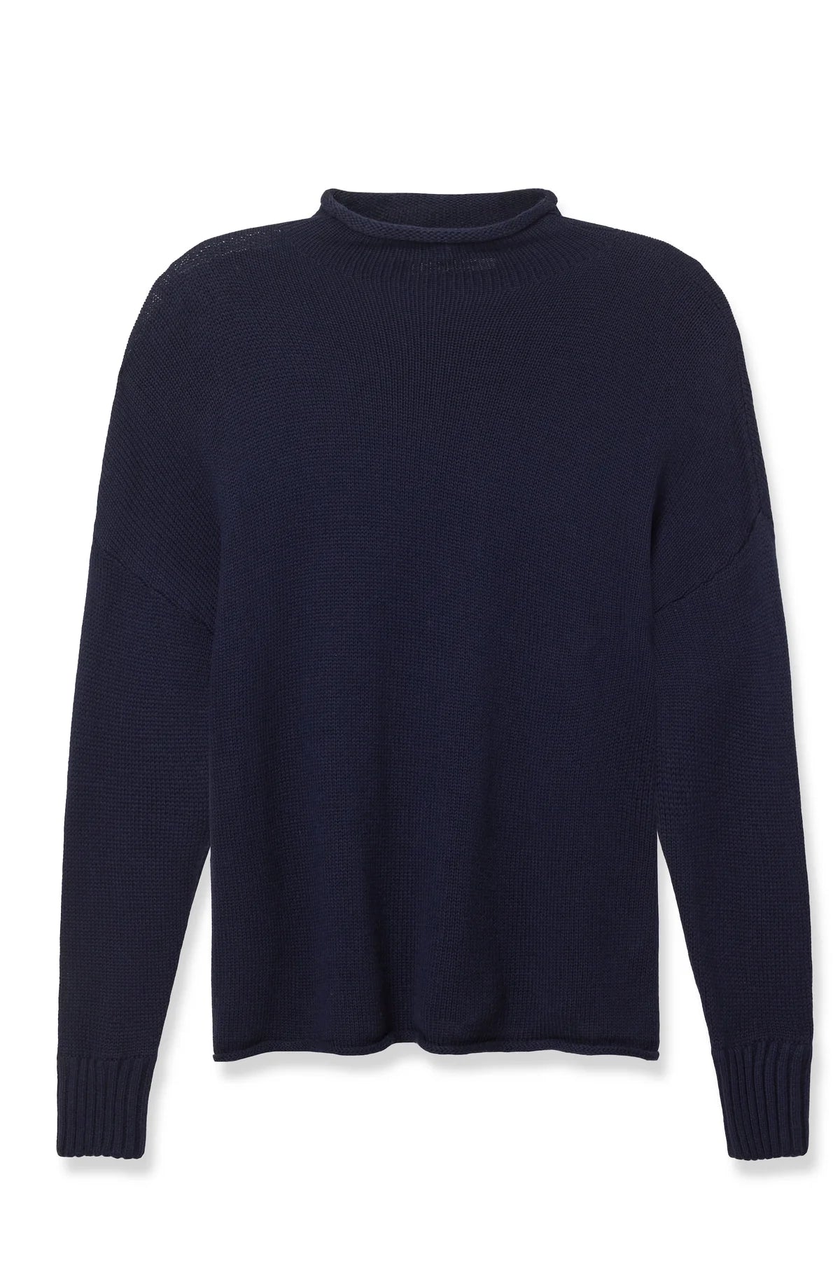Nova Cotton Cashmere Mock Neck Sweater
