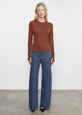 Cashmere Easy Cuffed Crew