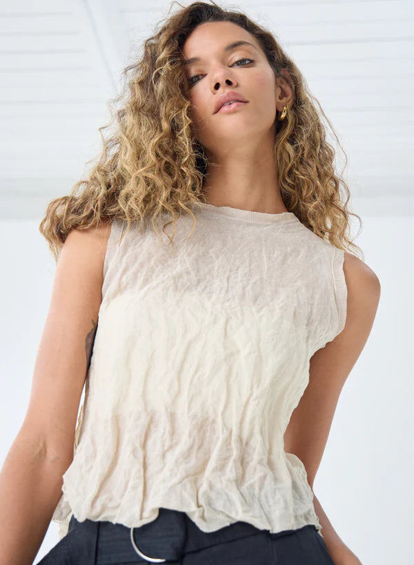 Crushed Silk Tank