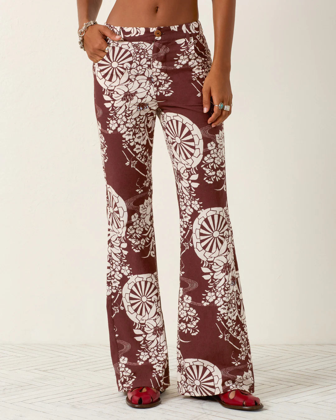 Bunny Auburn Spoke Jean - dark brown