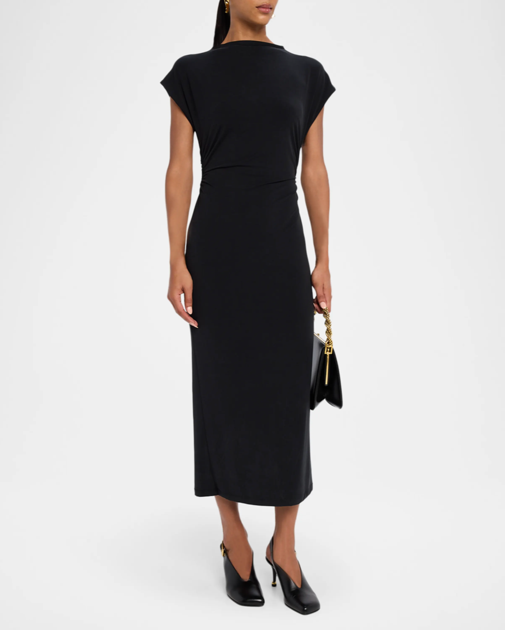 Mesa Mock Neck Midi Dress