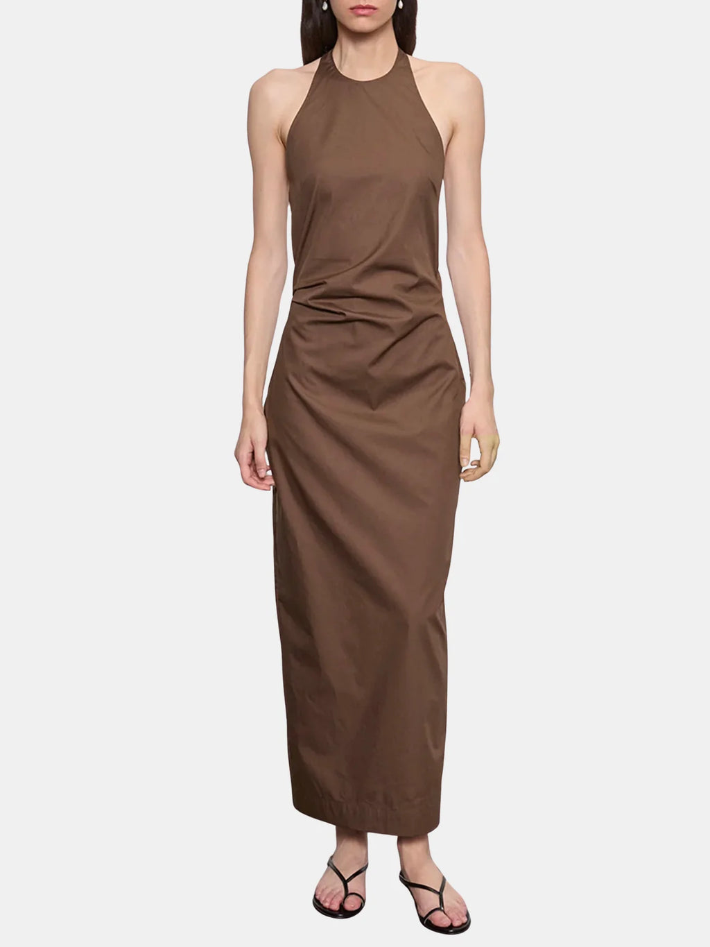Poplin Halter Dress