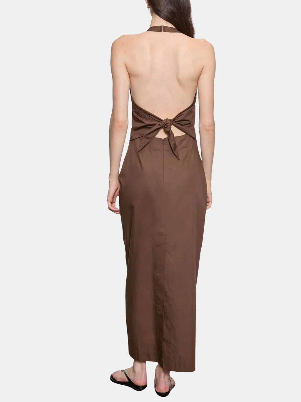 Poplin Halter Dress