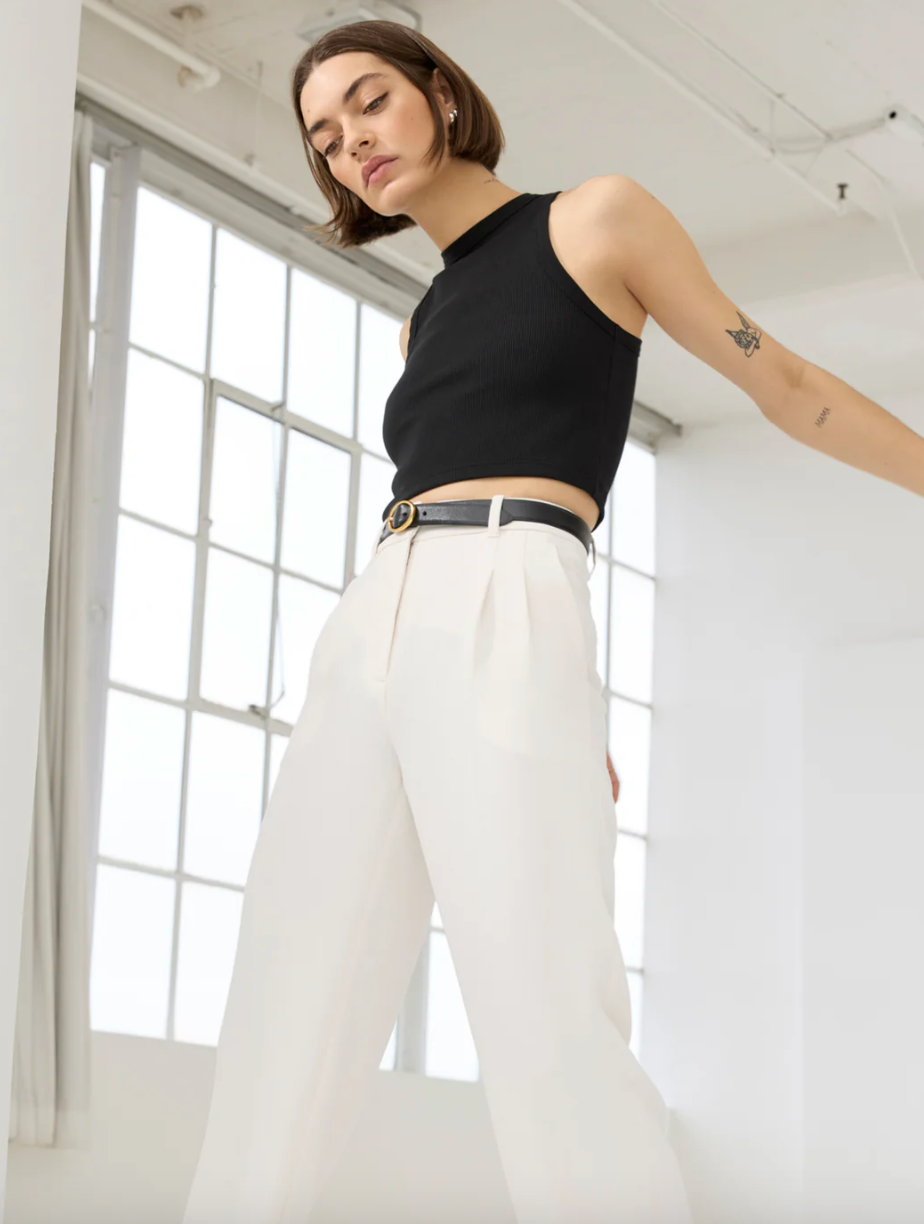 Cropped Not So Basic Tank