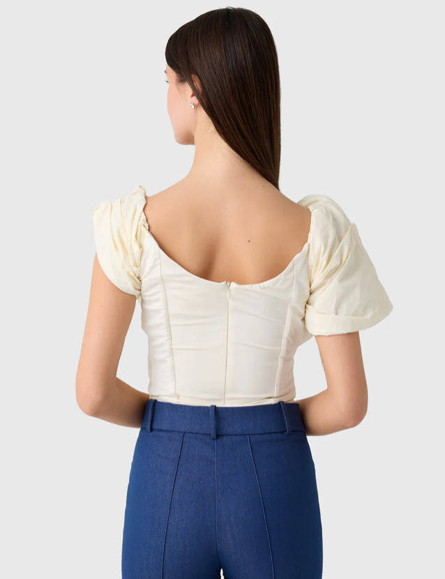 Rio Bodice Top - Bone