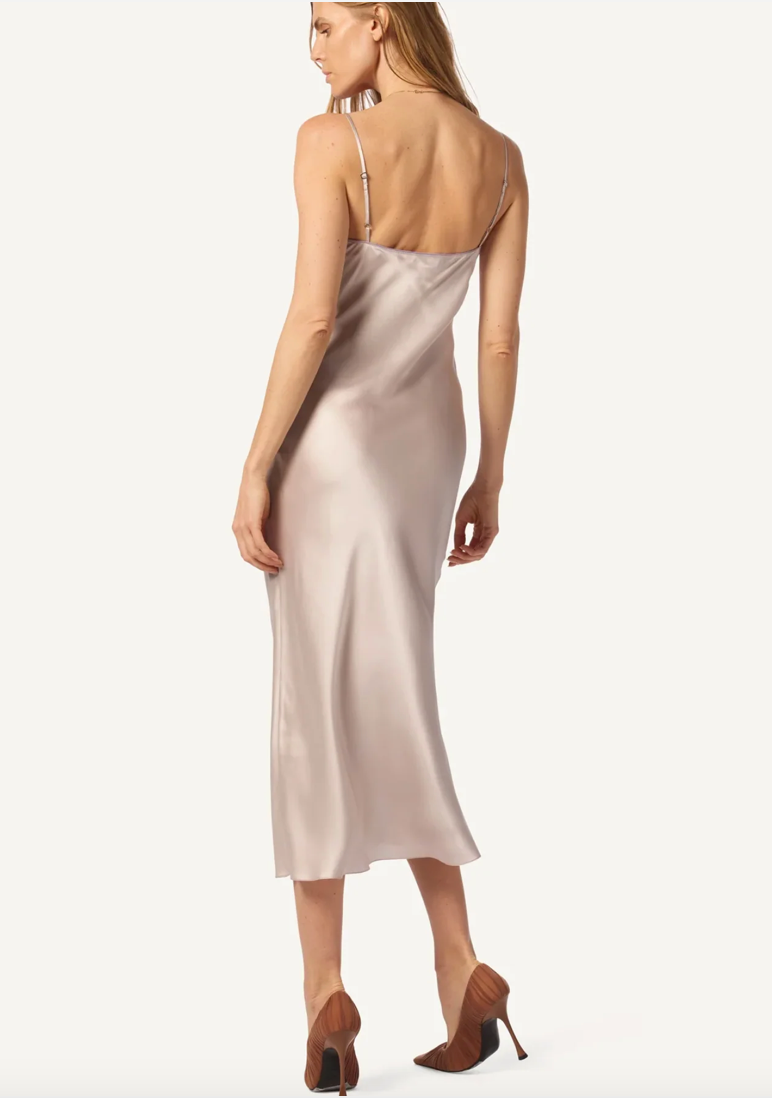 Taylor Dress with Contrast Piping