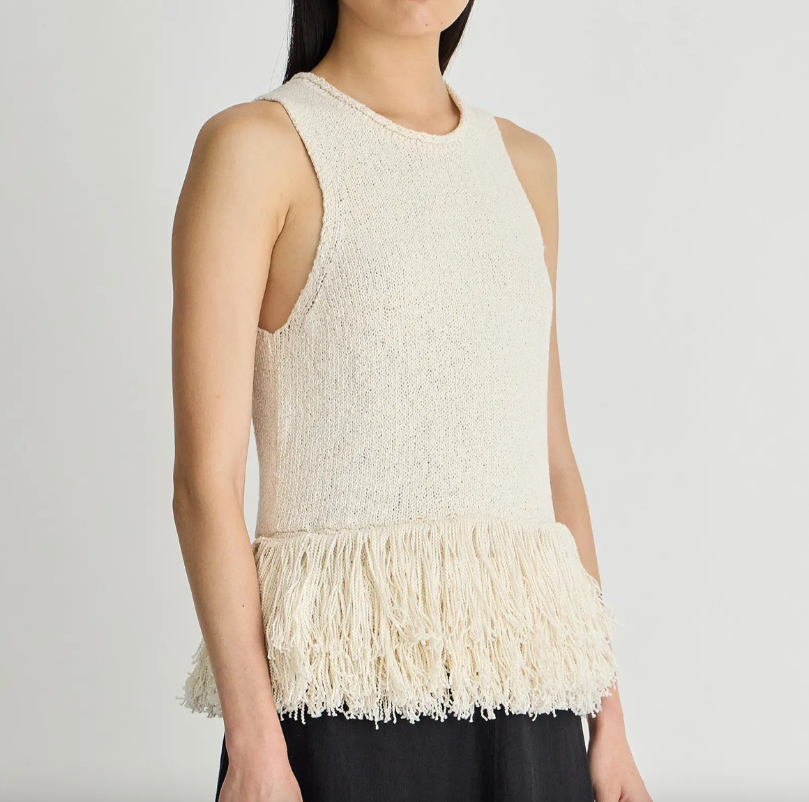 Maeve Knit Fringe Tank