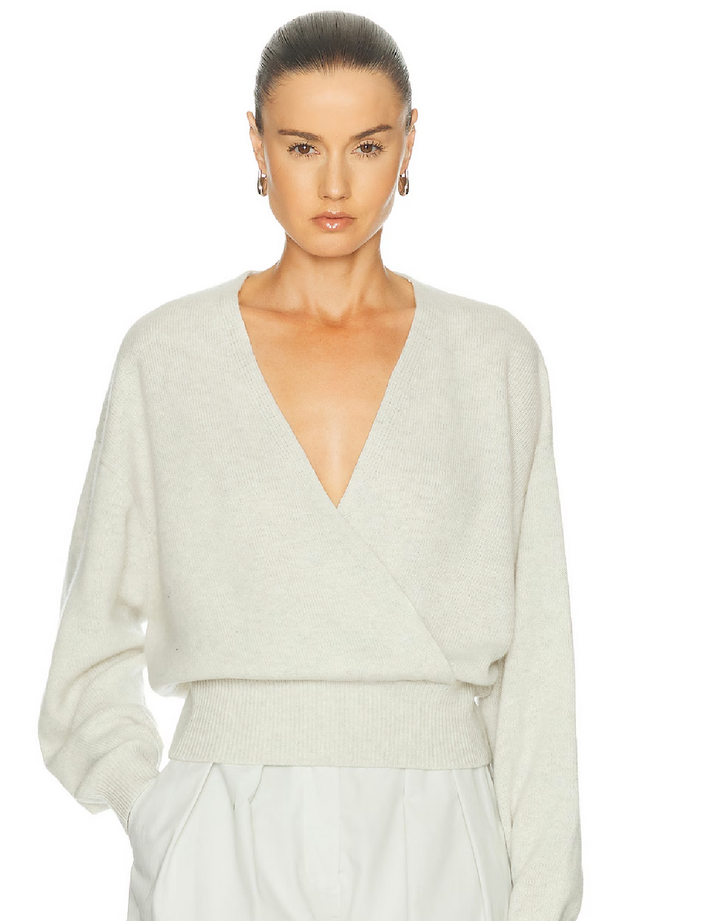 KODA WRAP SWEATER | BLIZZARD