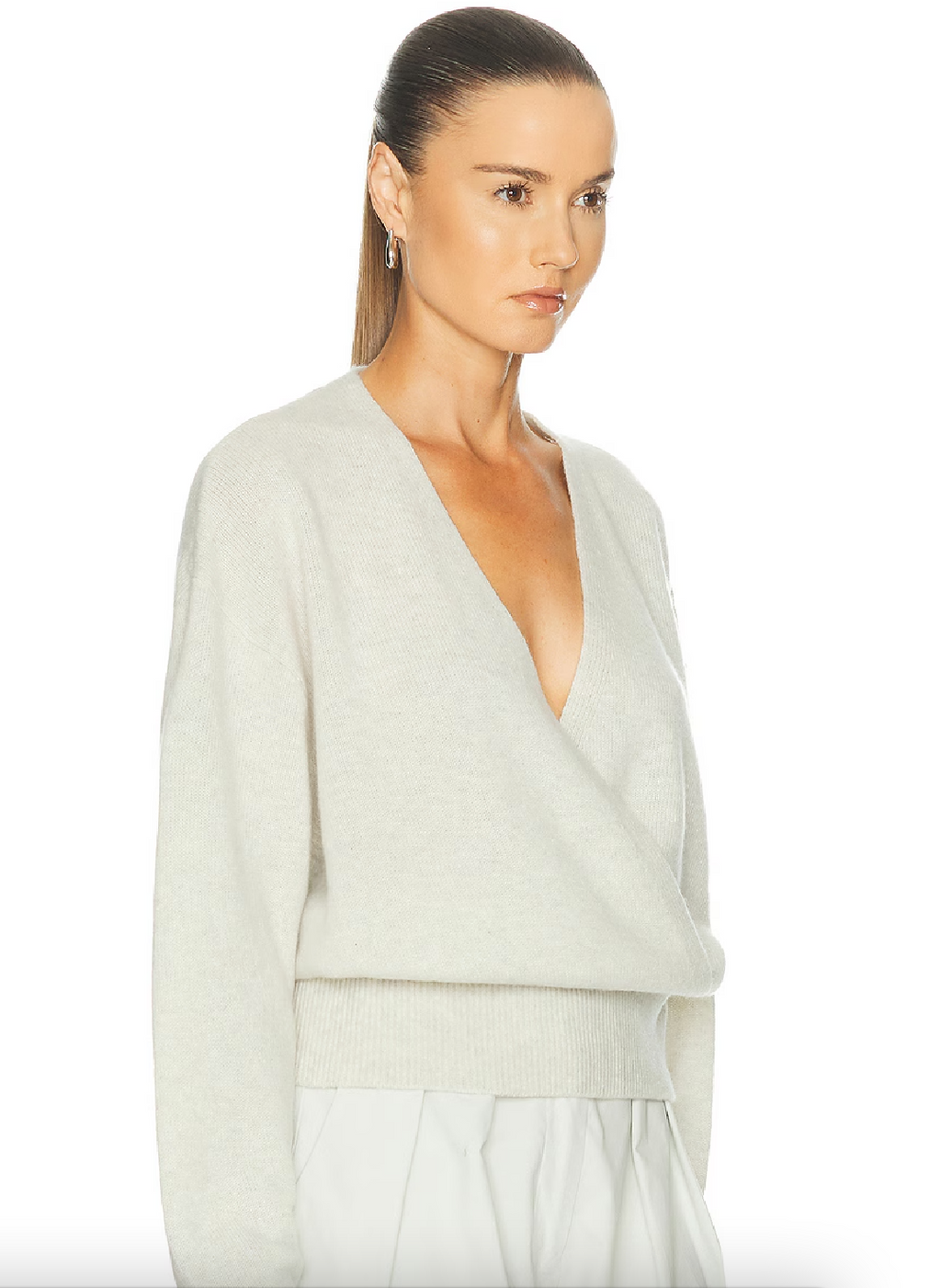 KODA WRAP SWEATER | BLIZZARD