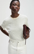 Linen Perfect Tee in Cream