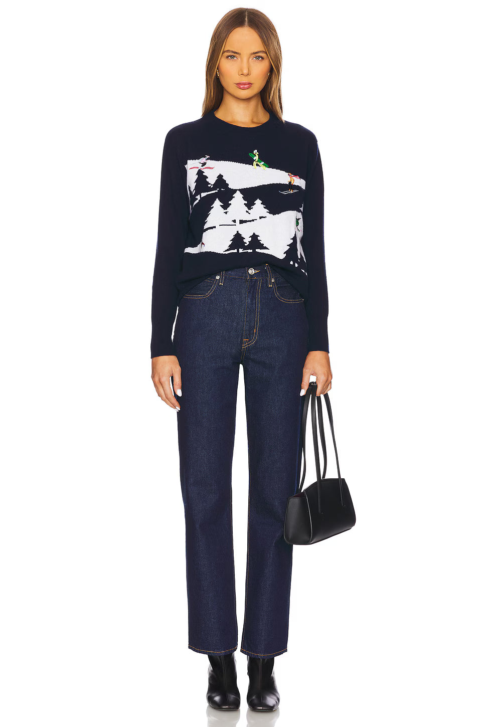 Snowscape with Skiers