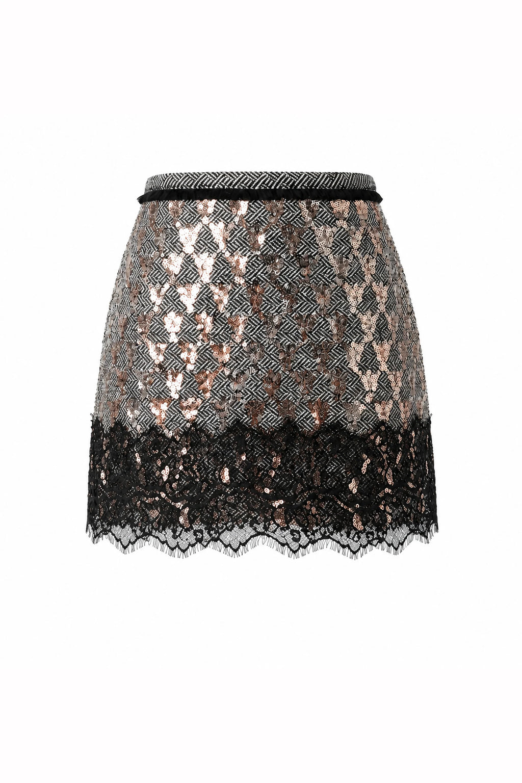 Pyramid Skirt in Graphite
