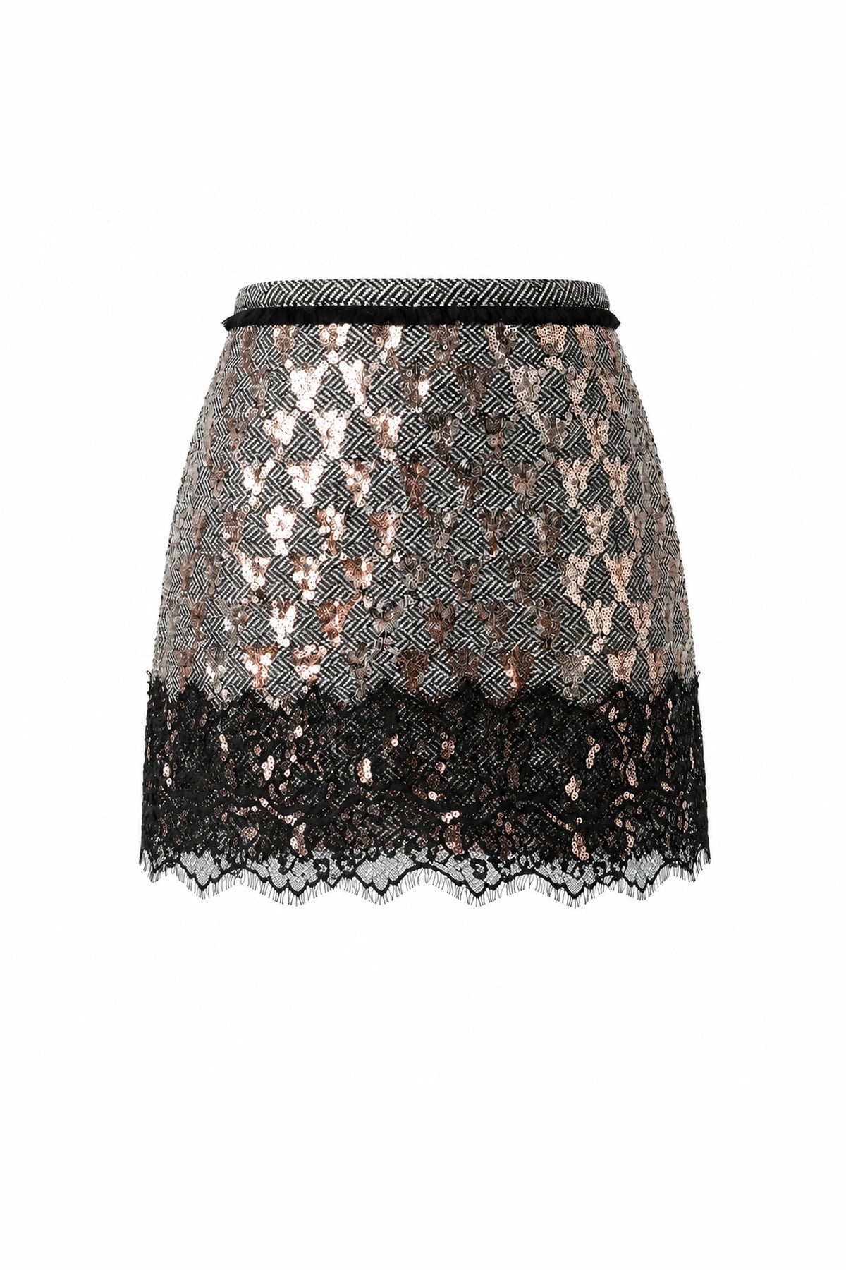 Pyramid Skirt in Graphite